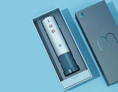 Штопор Xiaomi Розумний штопор Electric Wine Bottle Opener Blue HU0122 (Blue)  Фото №2