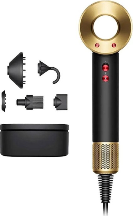 Фен Dyson HD07 Supersonic Onyx Black/Gold (534017-01)