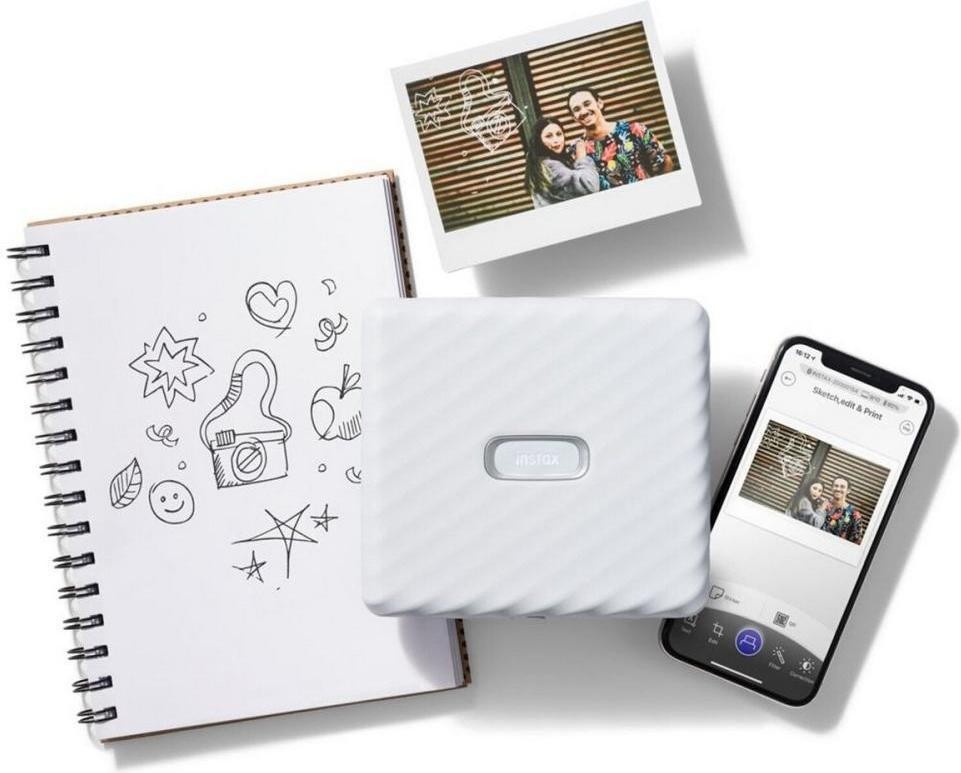 Принтер Fujifilm Instax Link Wide A White (16719574)  Фото №0