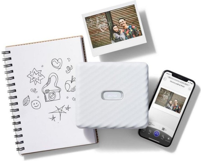 Принтер Fujifilm Instax Link Wide A White (16719574)  Фото №0