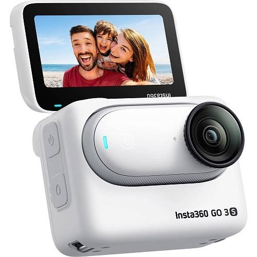 Экшн-камера Insta360 GO 3S 4K Standard Bundle 64GB White (CINSAATA_GO3S06)  Фото №0
