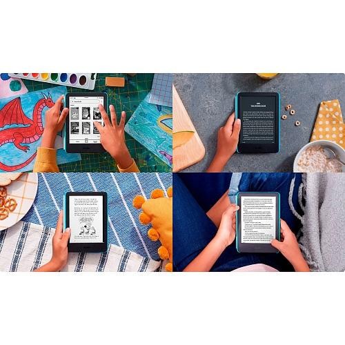Електронна книга з підсвічуванням Amazon Kindle Kids 11th Gen. 2022 16Gb Ocean Explorer  Фото №2