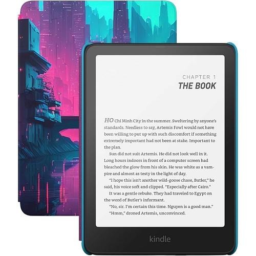 Электронная книга с подсветкой Amazon Kindle Paperwhite Kids 12th Gen. 2024 16Gb Cyber City