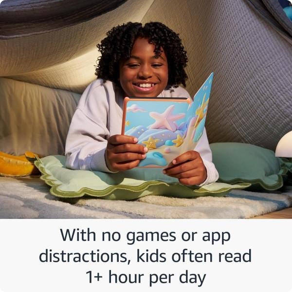 Электронная книга с подсветкой Amazon Kindle Paperwhite Kids 12th Gen. 2024 16Gb Starfish  Фото №2