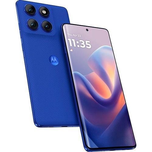 Смартфон Motorola Moto Edge 60 Pro 12/512GB Dazzling Blue (PB7X0069) (Global EU)  Фото №10