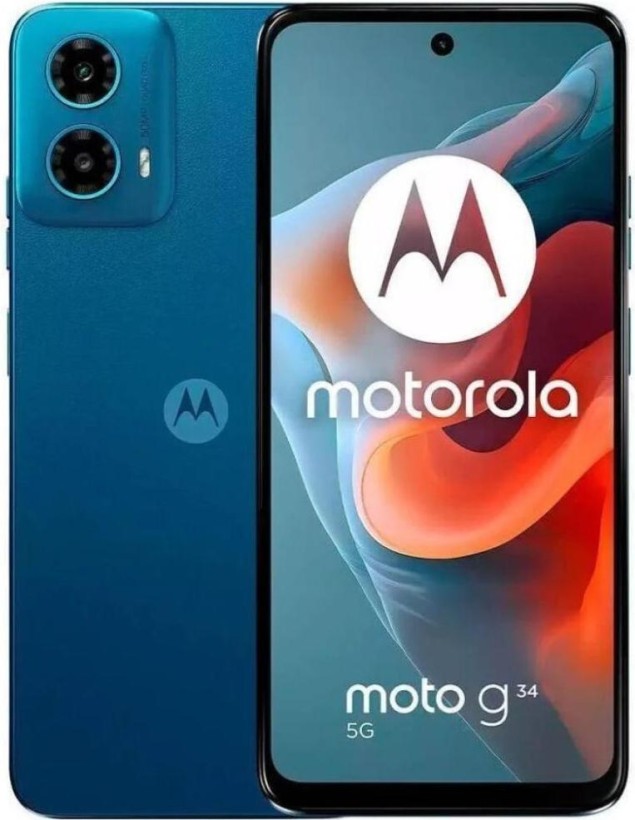 Смартфон Motorola Moto G34S 8/256GB Ice Blue (CN)