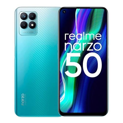 Смартфон realme Narzo 50 4/64GB Speed Blue (Global EU)