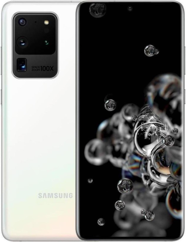 Смартфон Samsung Galaxy S20 Ultra 5G SM-G9880 12/256GB White