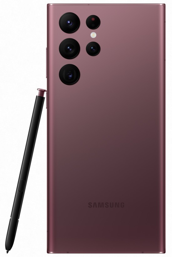 Смартфон Samsung Galaxy S22 Ultra 12/256GB Burgundy (SM-S908BDRG) (no NFC)  Фото №4
