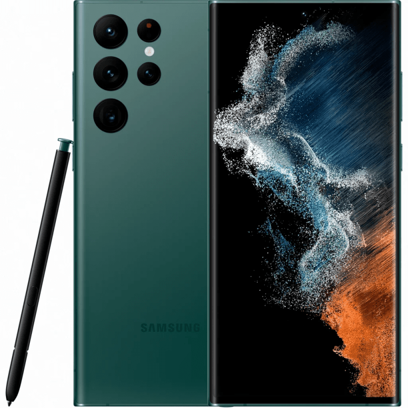 Смартфон Samsung Galaxy S22 Ultra SM-S9080 12/512GB Phantom Green
