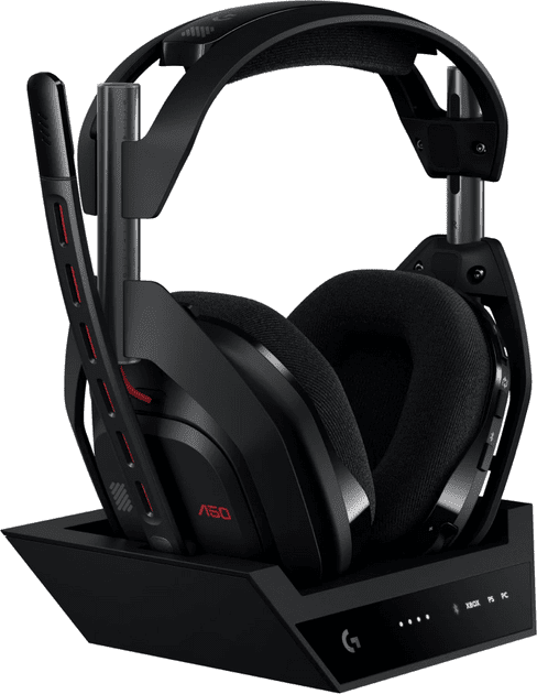 Наушники Logitech Astro A50 Gen 5 LIGHTSPEED Wireless Gaming Headset + Base Station Black (939-002224)  Фото №0