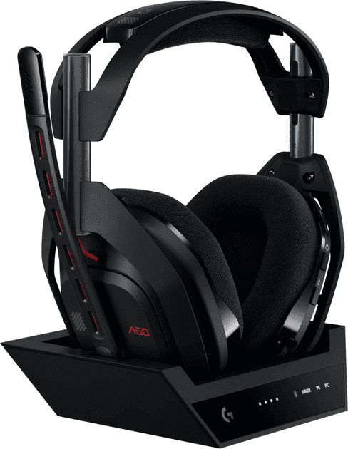 Наушники Logitech Astro A50 Gen 5 LIGHTSPEED Wireless Gaming Headset + Base Station Black (939-002224)  Фото №0
