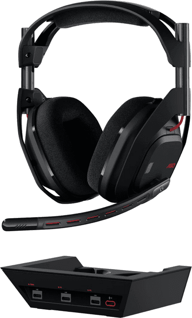 Наушники Logitech Astro A50 Gen 5 LIGHTSPEED Wireless Gaming Headset + Base Station Black (939-002224)  Фото №3