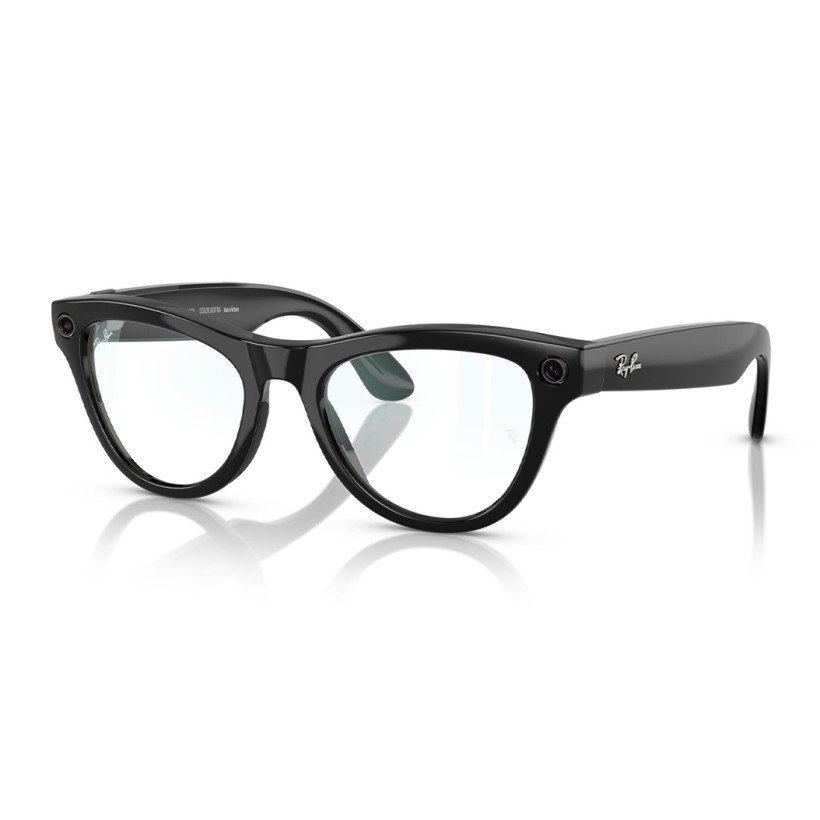 Смарт-окуляри Ray-Ban Meta Skyler Standard - Shiny Black / Clear (RW4010 601/SB 52-20)  Фото №2