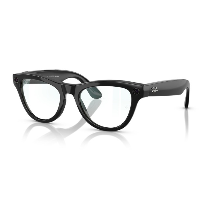 Смарт-окуляри Ray-Ban Meta Skyler Standard - Shiny Black / Clear (RW4010 601/SB 52-20)  Фото №2