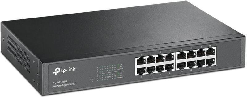 Коммутатор неуправляемый TP-Link TL-SG1016D (UA)  Фото №0