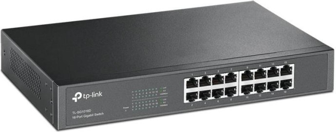 Коммутатор неуправляемый TP-Link TL-SG1016D (UA)  Фото №0