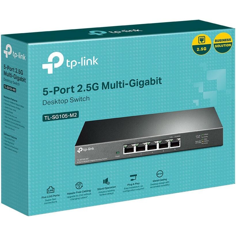 Комутатор некерований TP-Link TL-SG105-M2  Фото №2