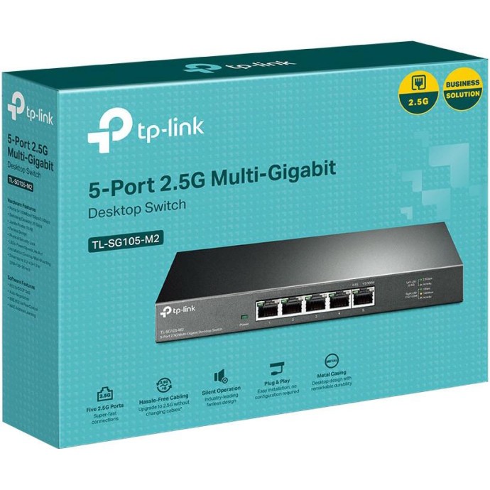 Комутатор некерований TP-Link TL-SG105-M2  Фото №2