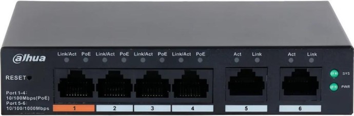 Комутатор керований рівня 2 Dahua Technology DH-CS4006-4GT-60  Фото №0