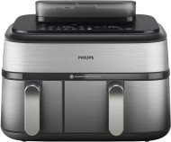 Мультипечь Philips Dual Basket Airfryer 5000 Series NA555/00 (UA) 
