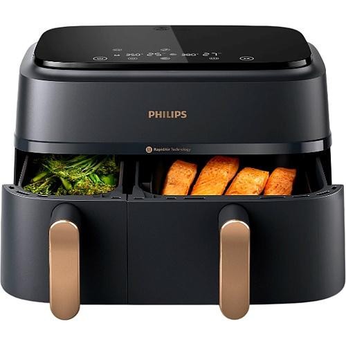 Мультипіч Philips Ovi Dual Basket AirFryer NA352/00  Фото №1