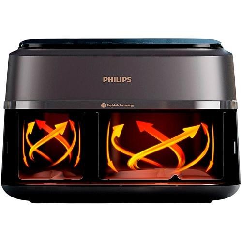Мультипіч Philips Ovi Dual Basket AirFryer NA352/00  Фото №4
