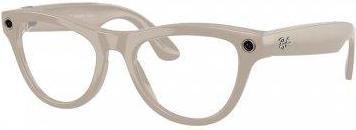 Смарт-окуляри Ray-Ban Meta Skyler Standard - Shiny Chalky Gray / Clear Sapphire Transition (RW4010 6700MF 52-20)  Фото №1
