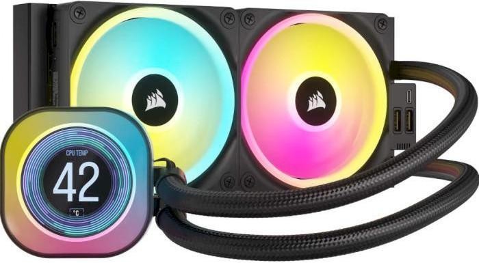 Водяне охолодження Corsair iCUE LINK H100i LCD (CW-9061007-WW)