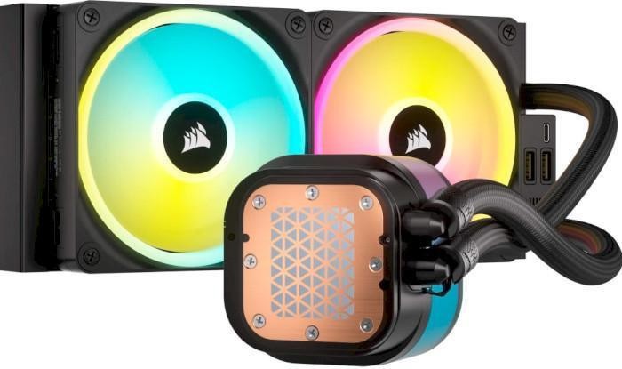 Водяне охолодження Corsair iCUE LINK H100i LCD (CW-9061007-WW)  Фото №1