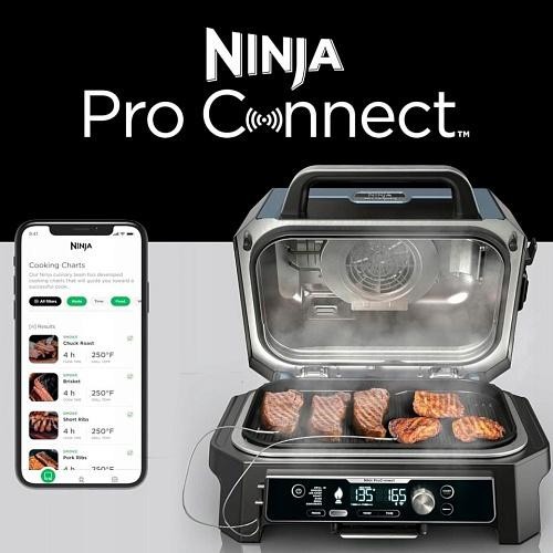Электрогриль NINJA Woodfire Pro Connect XL OG901EU  Фото №13