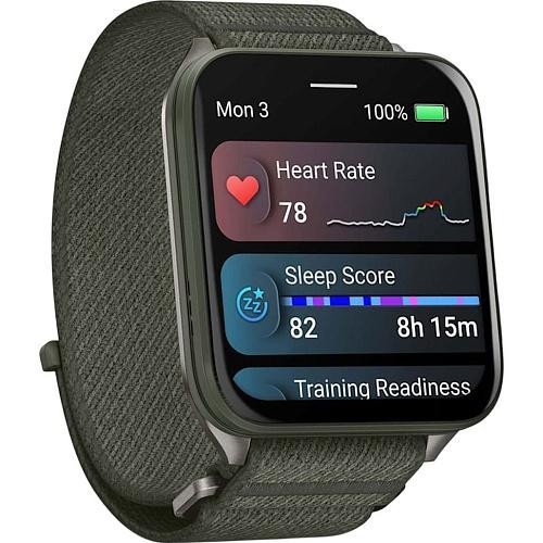 Смарт-часы Garmin Venu X1 Moss with Titanium Caseback and Moss ComfortFit Nylon Band (010-02980-01/03)  Фото №1