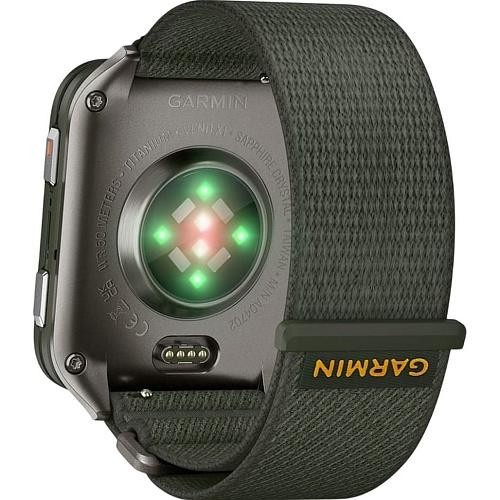 Смарт-часы Garmin Venu X1 Moss with Titanium Caseback and Moss ComfortFit Nylon Band (010-02980-01/03)  Фото №2