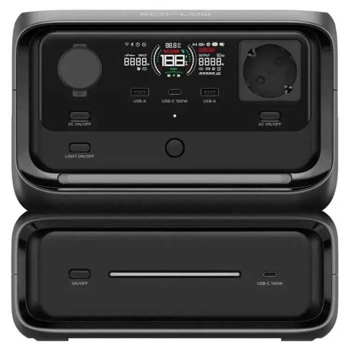 Комплект зарядної станції EcoFlow RIVER 3 Max (EFRIVER3Max-EU-CBOX) (UA)  Фото №1