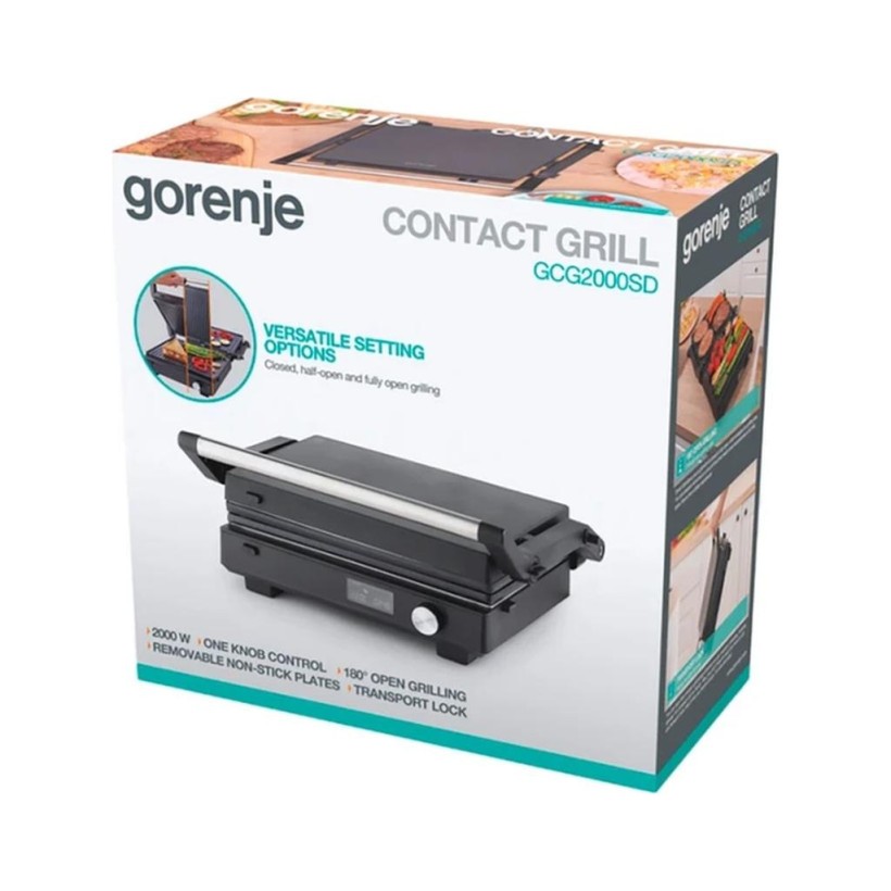 Електрогриль притискний Gorenje GCG2000SD (UA)  Фото №7