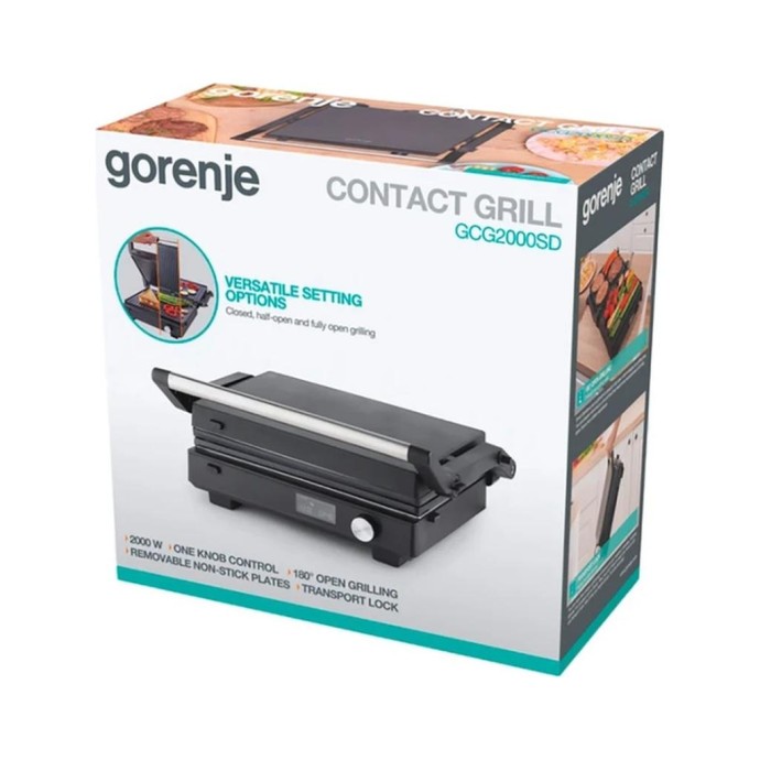 Електрогриль притискний Gorenje GCG2000SD (UA)  Фото №7