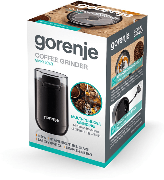 Кавомолка електрична Gorenje SMK150SB  Фото №5