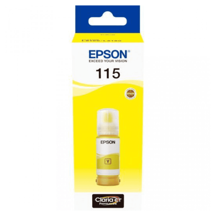 Пигментные чернила Epson 115 EcoTank Yellow (C13T07D44A)  Фото №0