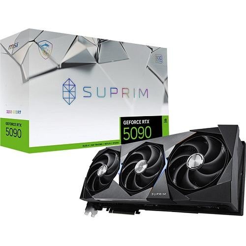 Видеокарта MSI GeForce RTX 5090 32G SUPRIM SOC (912-V530-012, G5090-32SPS)