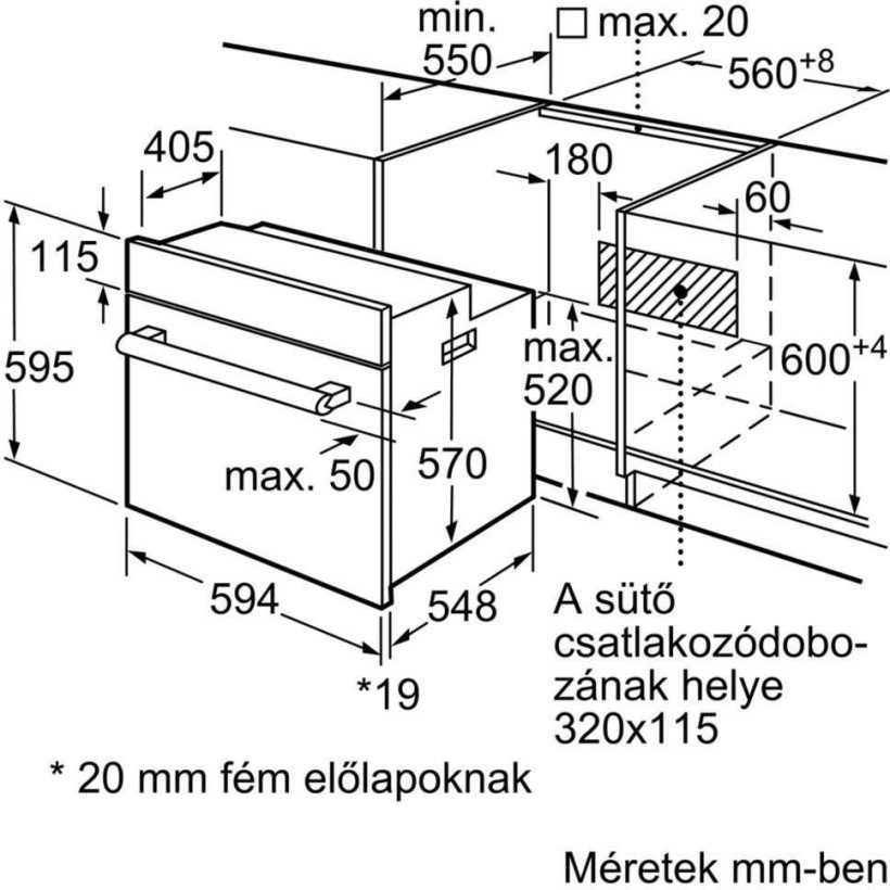 Духовка електрична Bosch HBF114BS1  Фото №5