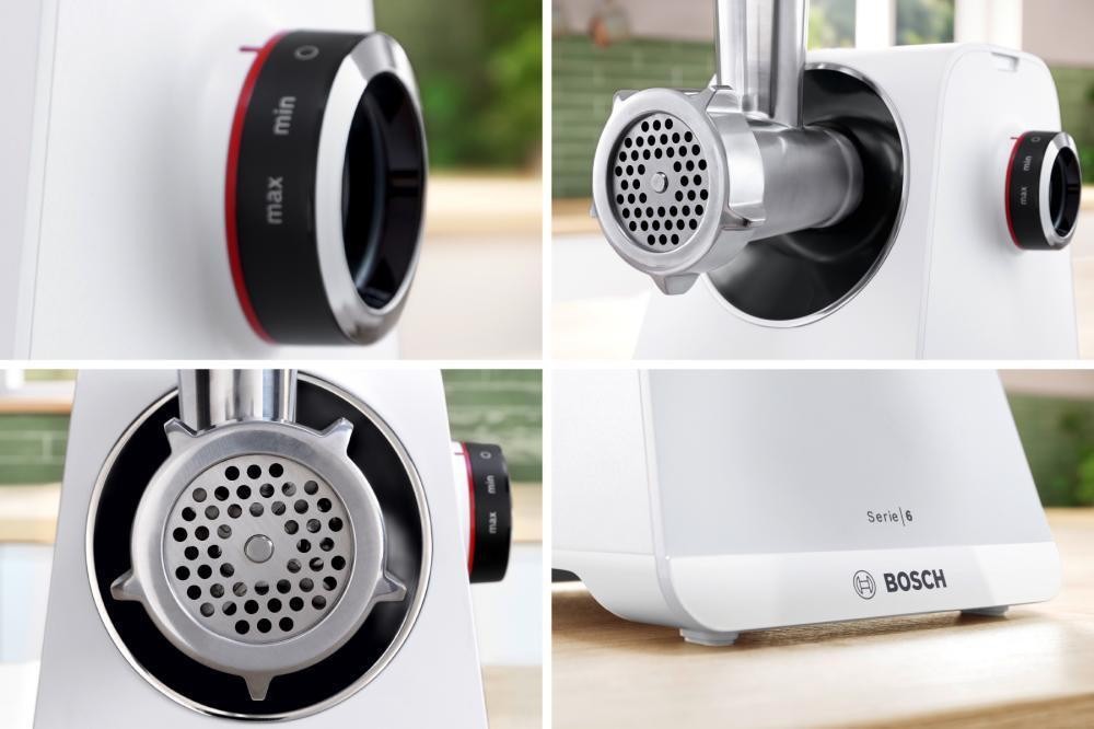 Електром&#039;ясорубка Bosch MultiPower Series 6 MFWS607W  Фото №2