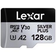 Карта пам'яті Lexar 128 GB microSDXC Professional Silver Plus UHS-I U3 V30 A2 Class 10 (LMSSIPL128G-BNANG) Карта пам'яті Lexar 128 GB microSDXC Professional Silver Plus UHS-I U3 V30 A2 Class 10 (LMSSIPL128G-BNANG)