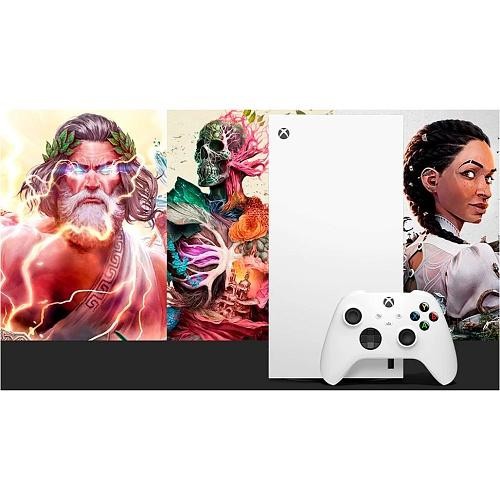 Стаціонарна ігрова приставка Microsoft Xbox Series X 1 TB All-Digital Robot White (196388363803)  Фото №2