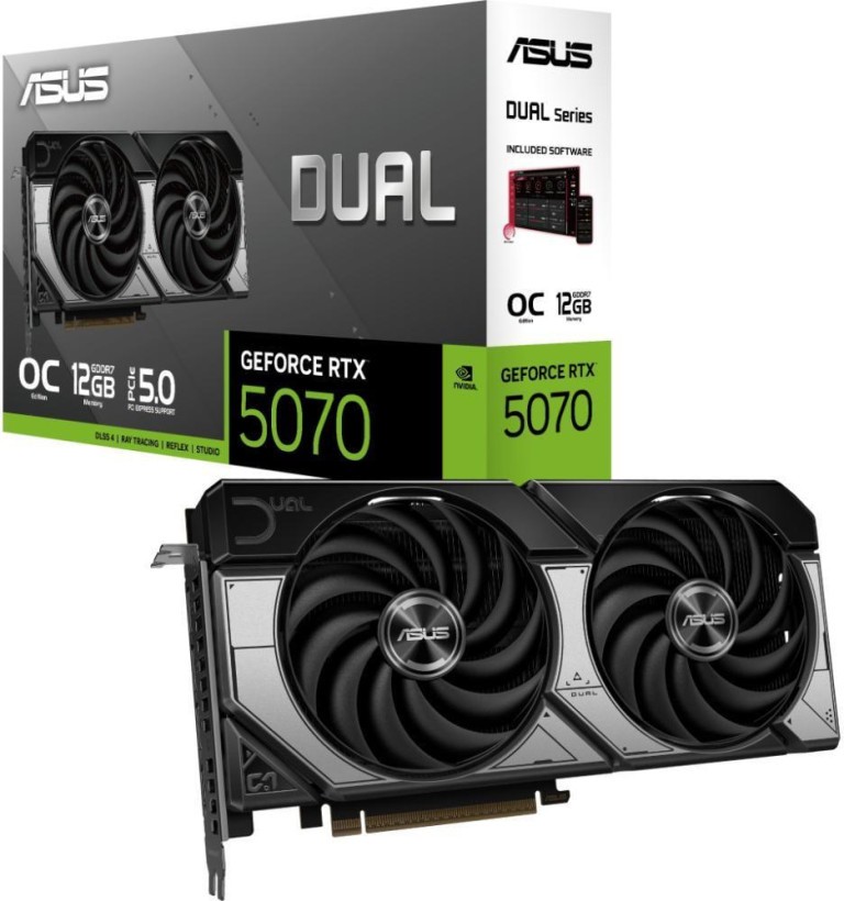 Відеокарта ASUS DUAL-RTX5070-O12G (90YV0M17-M0NA00)  Фото №8