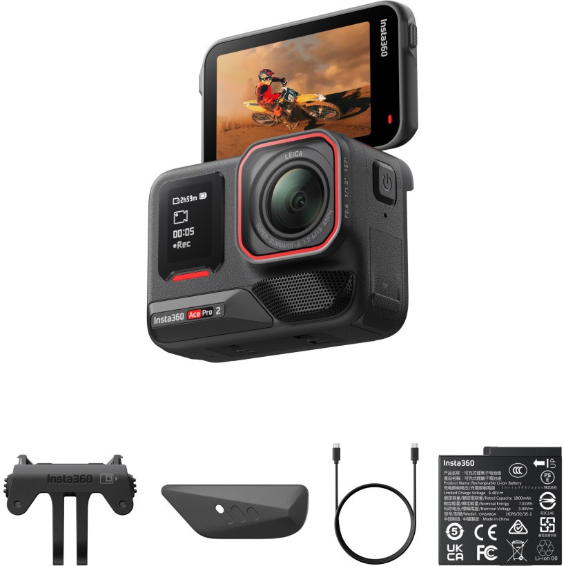 Екшн-камера Insta360 Ace Pro 2 (CINSBBGA) (no Box)  Фото №8