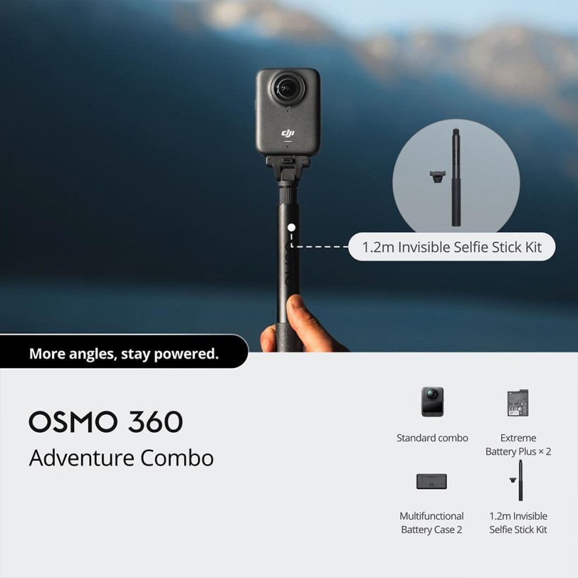 Екшн-камера DJI Osmo 360 Adventure Combo (CP.OS.00000442.02)  Фото №6