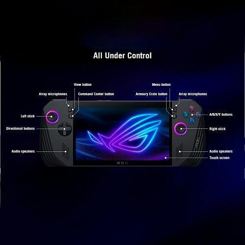 Портативна ігрова приставка ASUS ROG Ally X 2024 1 TB (RC72LA-ALLYX.Z1X)  Фото №9