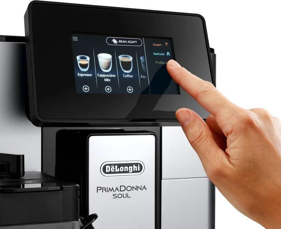 Кофемашина автоматическая Delonghi PrimaDonna Soul ECAM 612.55.SB  Фото №1
