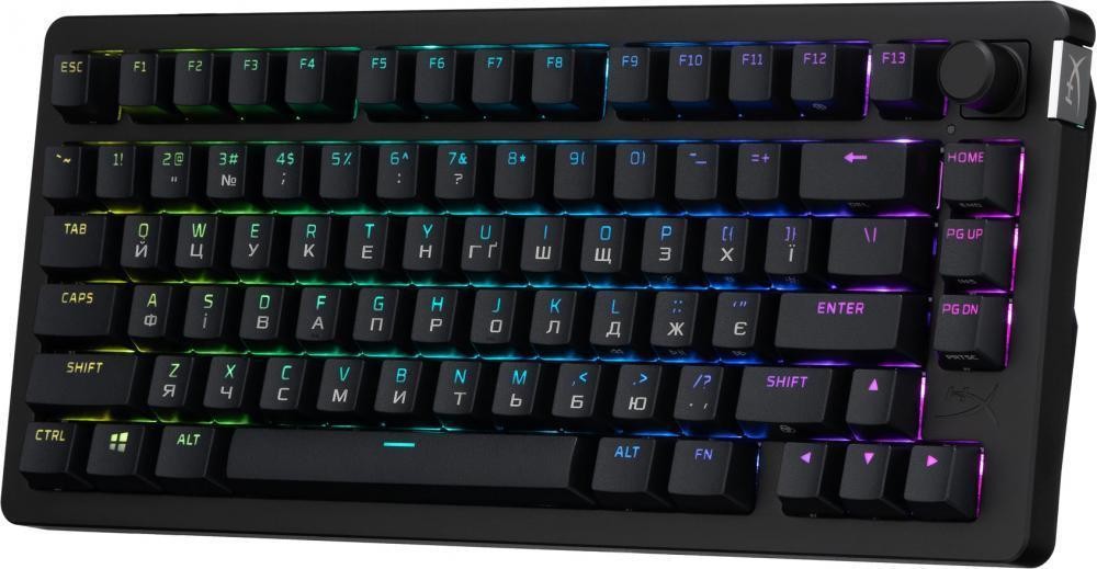 Клавиатура HyperX Alloy Rise 75 Black (91Y91AA) (UA)  Фото №0