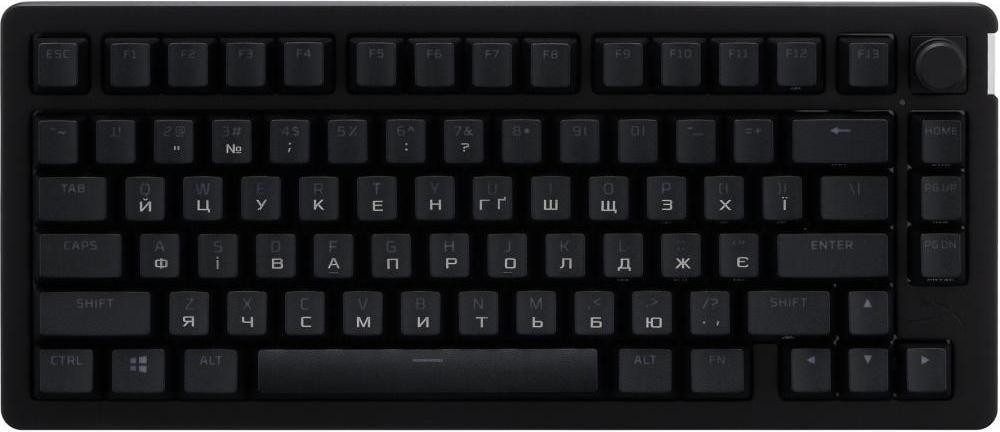 Клавиатура HyperX Alloy Rise 75 Black (91Y91AA) (UA)  Фото №2